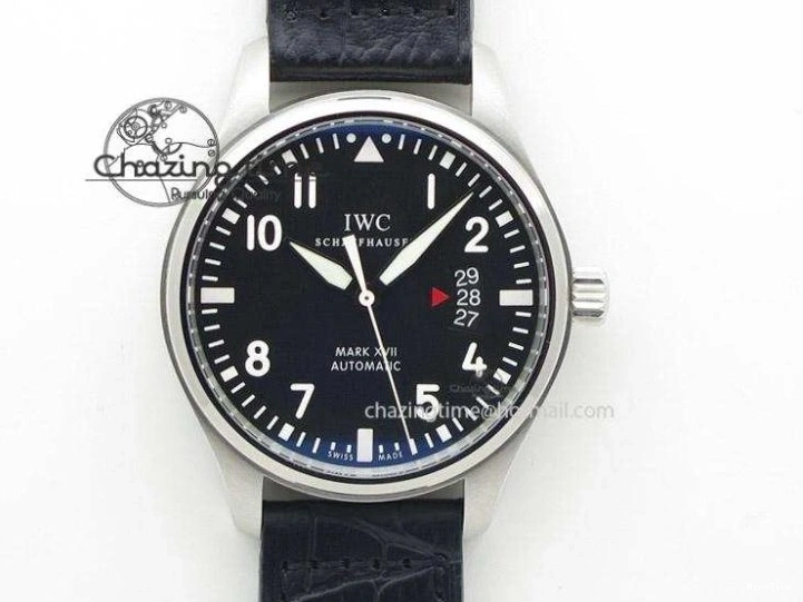 MIROTIME 0130 Classic Aquatimer Chrono IW376803 V6F 1:1 Best Edition Black Dial On SS Bracelet A 7361